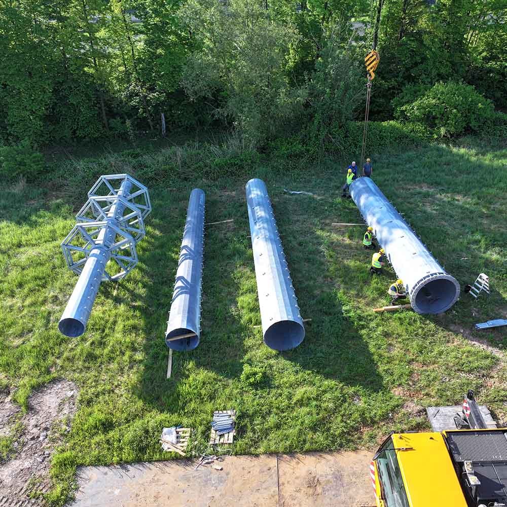 ABEL Mobilfunk Polygonmast in Kleinostheim 17