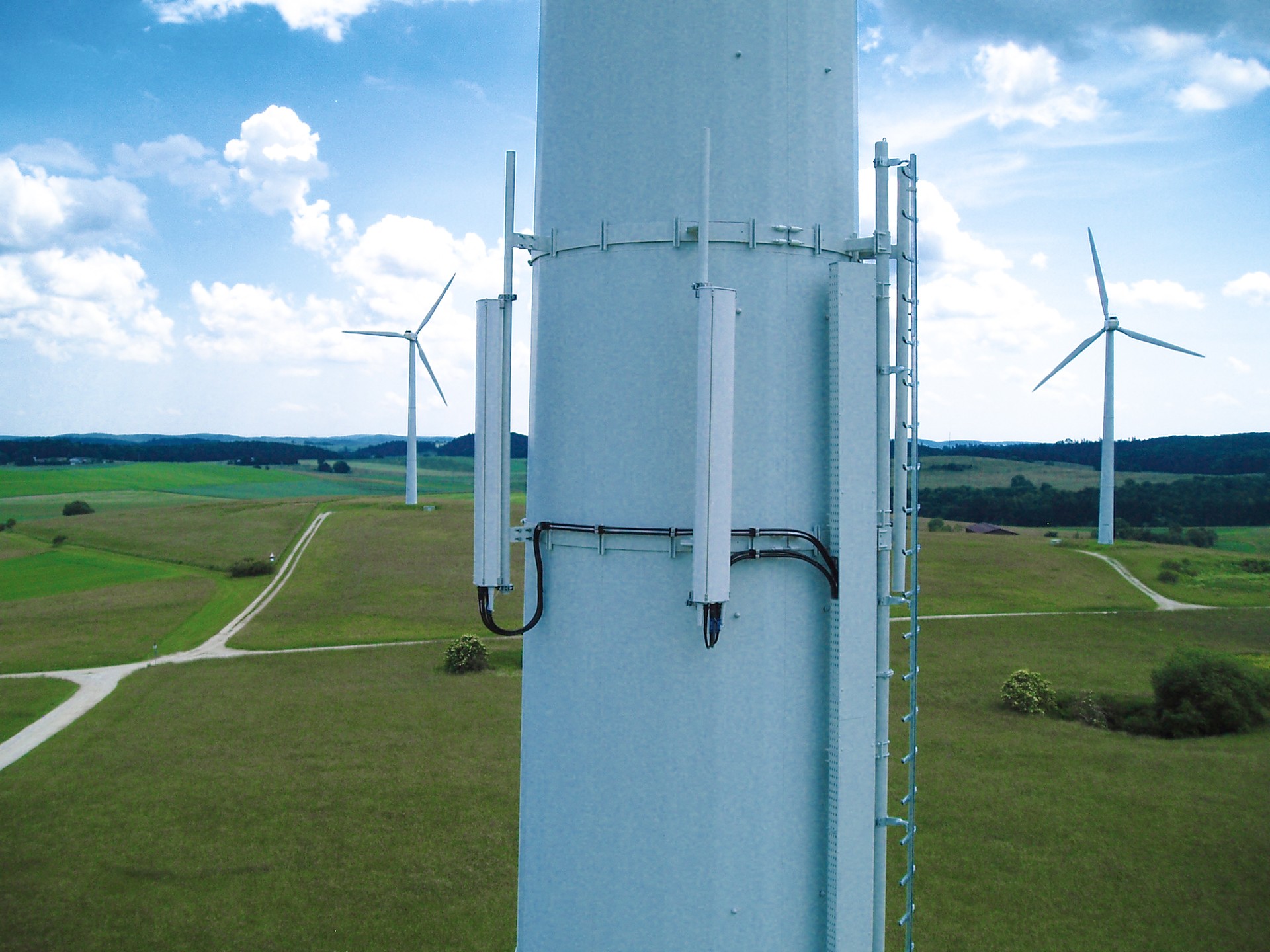 ABEL Antennenanlage an Windkraftanlage
