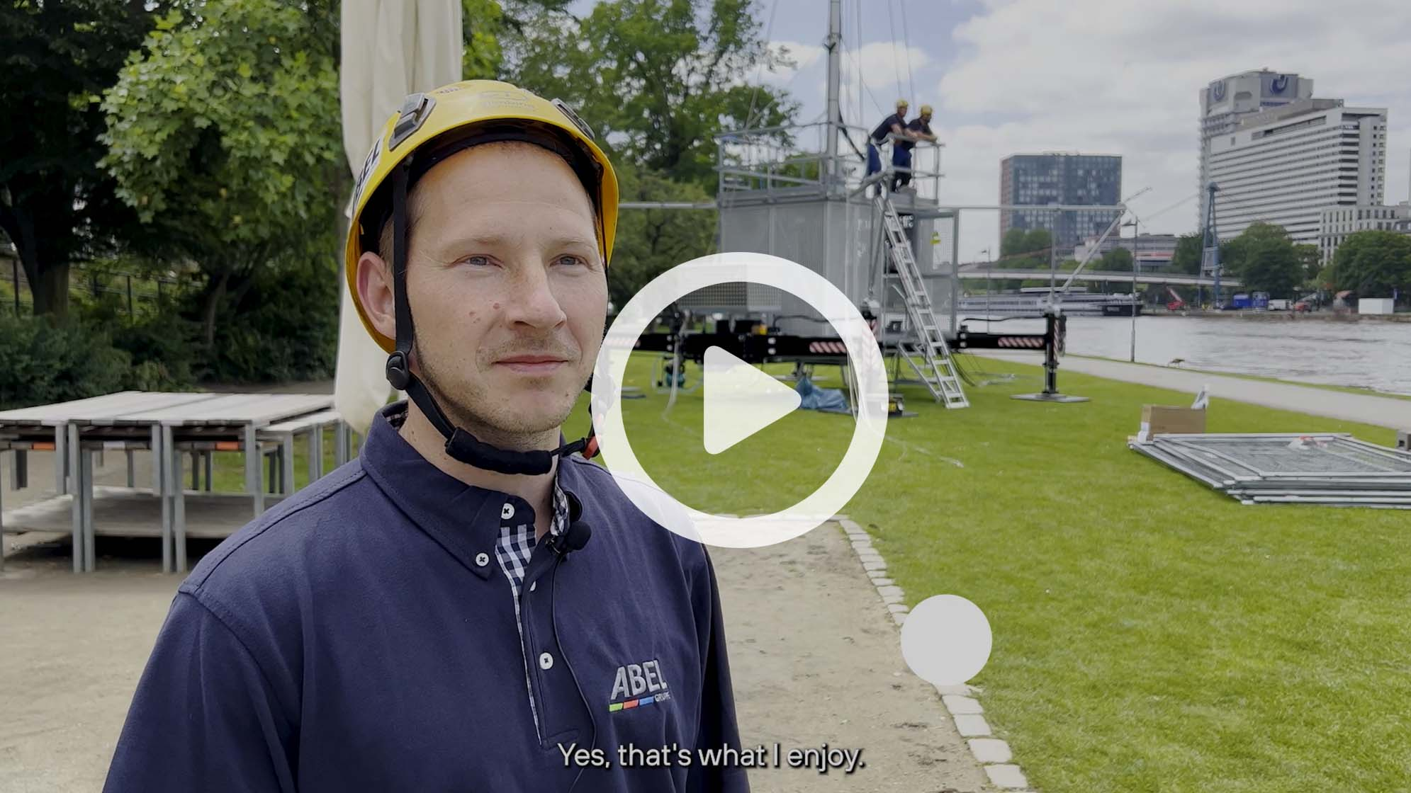 Mobile radio coverage for the EM fan zone in Frankfurt